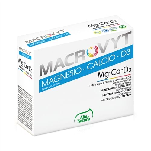 Macrovyt Magnesio/Calcio/Vitamina D3 18 Bustine