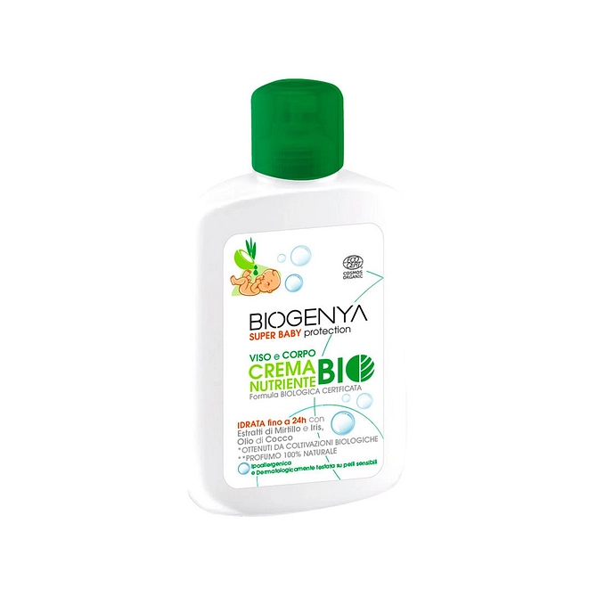 Biogenya Super Baby Protection Viso E Corpo Crema Nutriente Bio 250 Ml