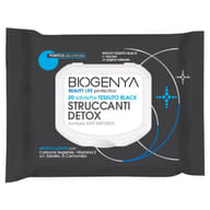BIOGENYA BEAUTY LIFE PROTECTION 20 SALVIETTE TESSUTO BLACK STRUCCANTI DETOX