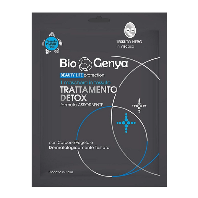 Biogenya Beauty Life Protection 1 Maschera In Tessuto Trattamento Detox