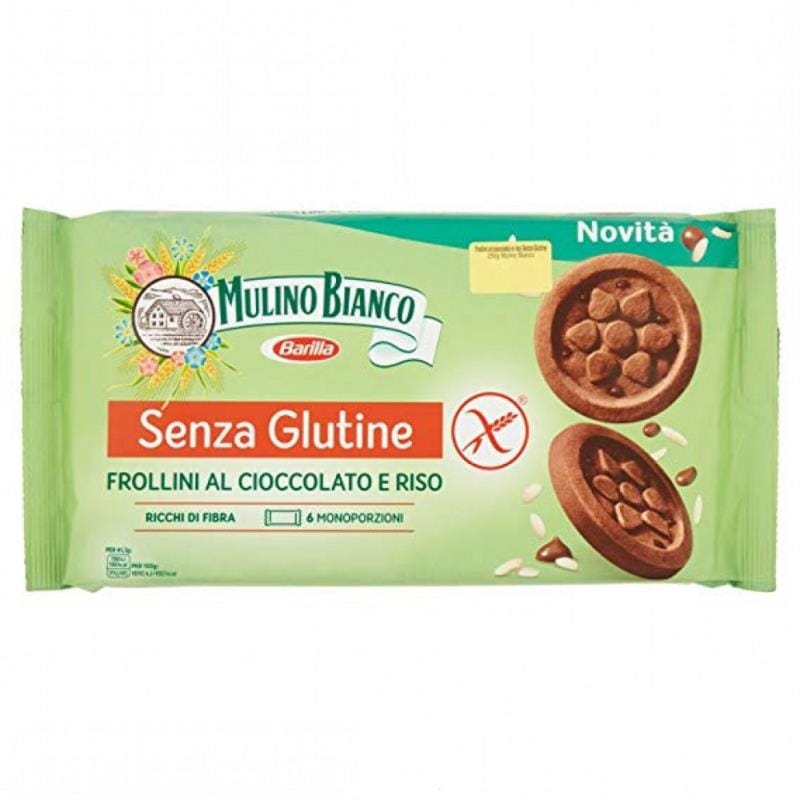 MULINO BIANCO SENZA GLUTINE FROLLINI AL CIOCCOLATO E RISO 6 MONOPORZIONI DA 41,66 G