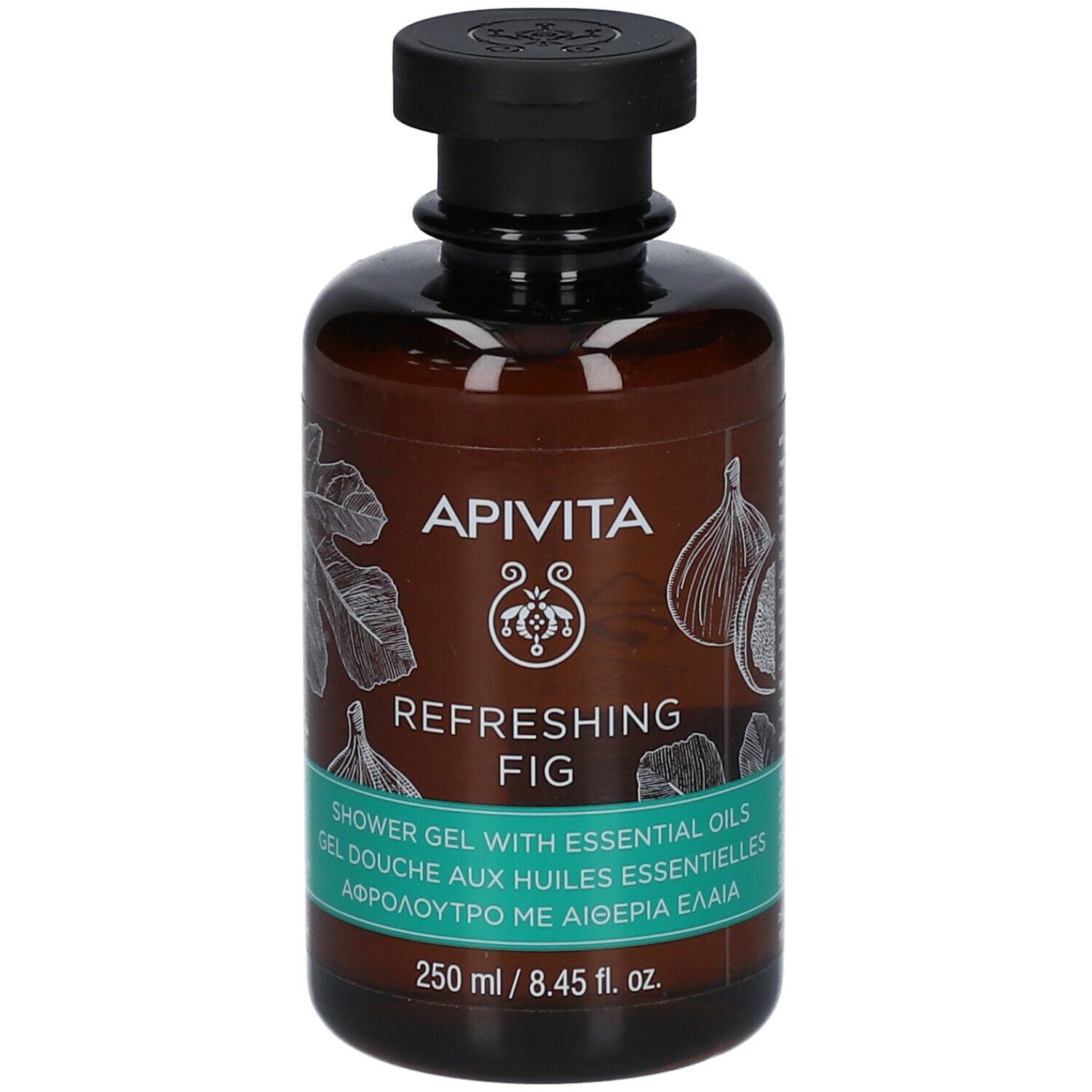 Apivita Refreshing Fig - Gel Doccia Energizzante Oli Essenziali E Fico, 250Ml-image