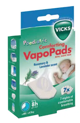VICKS VAPOPADS ROSEMARY & LAVENDER SCENTE 7 PEZZI VICKS VAPOPADS ROSEMARY & LAVENDER SCENTE 7 PEZZI