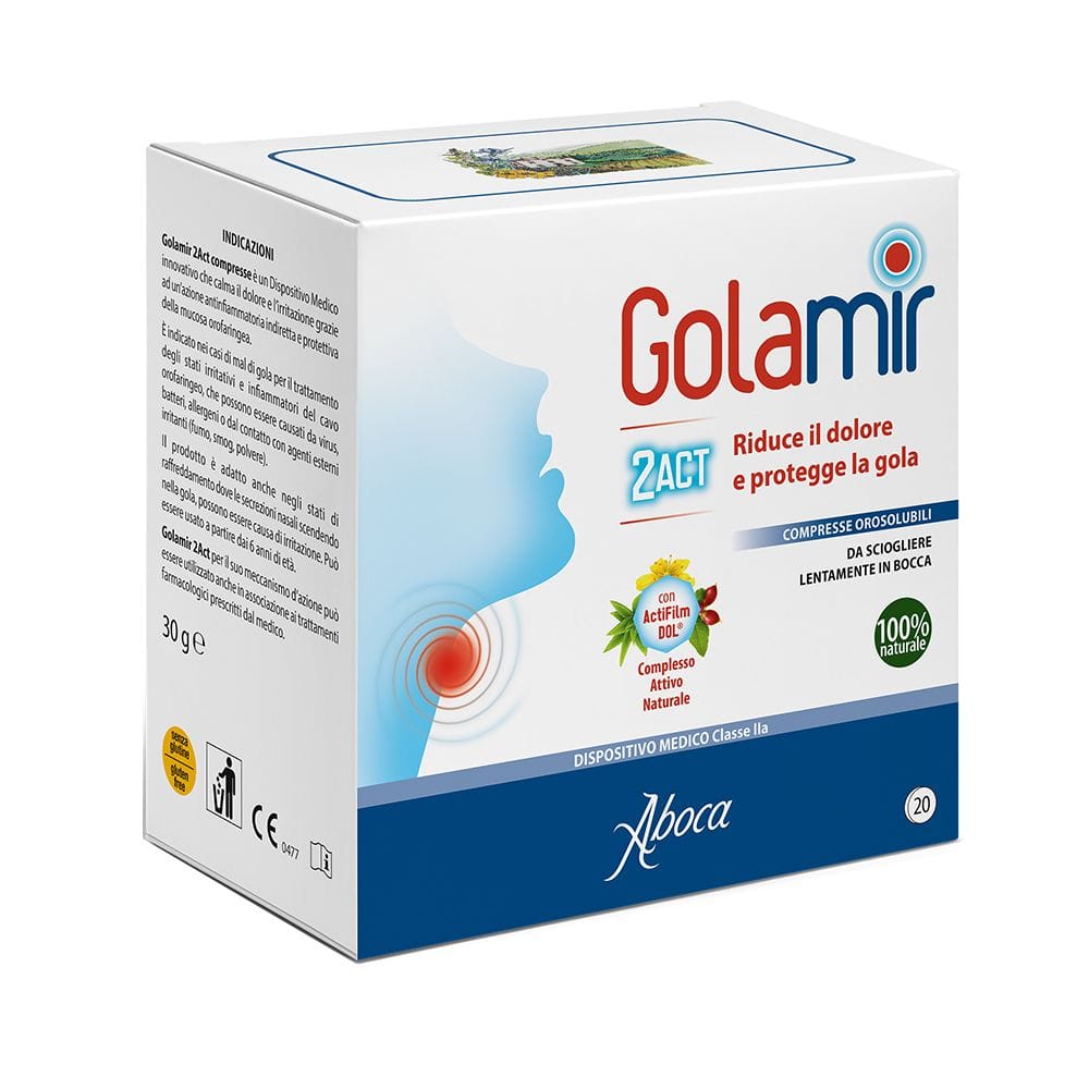 GOLAMIR 2ACT 20 COMPRESSE OROSOLUBILI DA 1,5 G