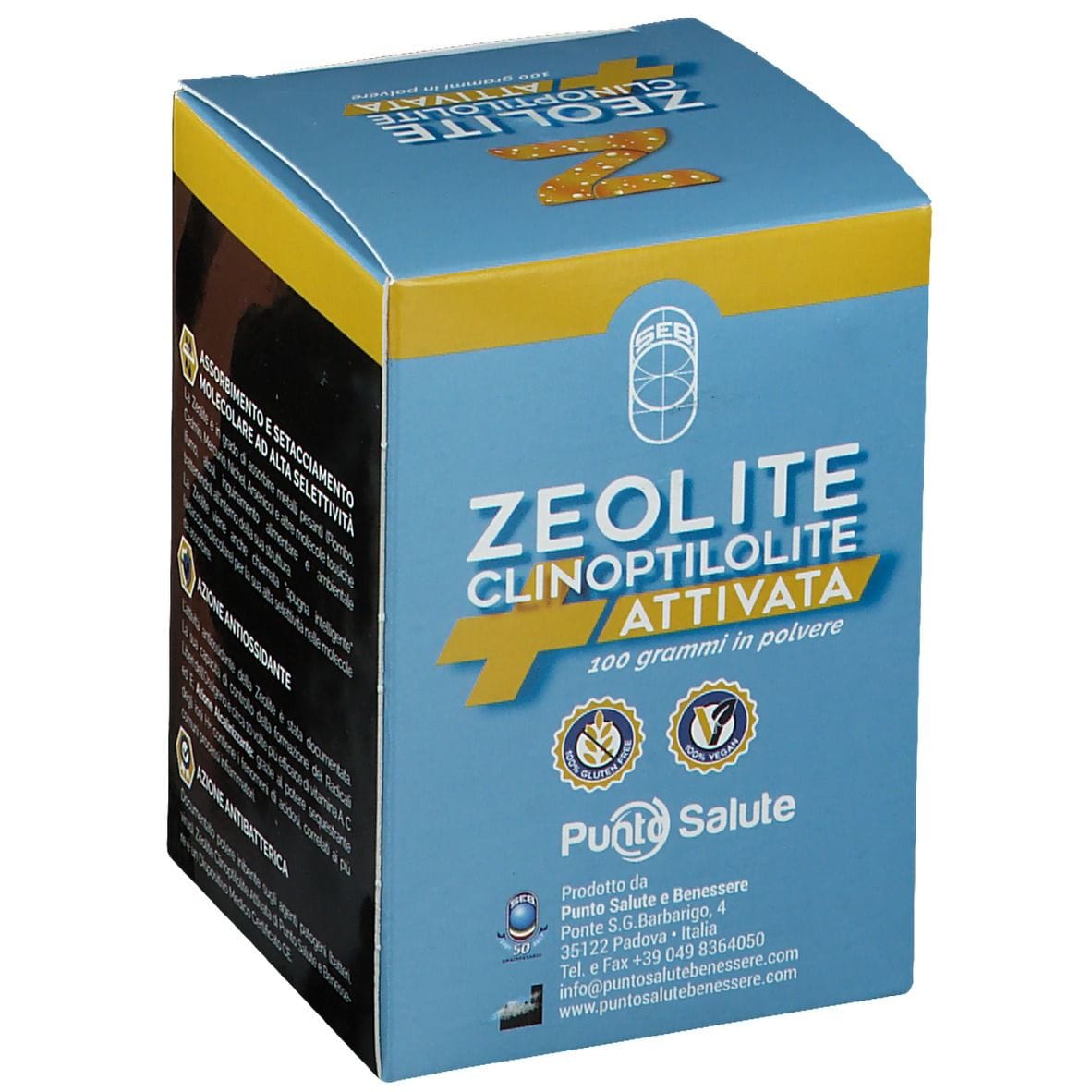 ZEOLITE CLINOPTILOLITE ATTIVATA SUPREMA POLVERE 100G