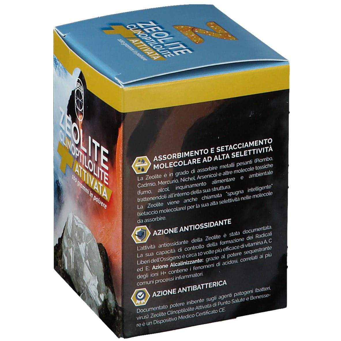 ZEOLITE CLINOPTILOLITE ATTIVATA SUPREMA POLVERE 100G