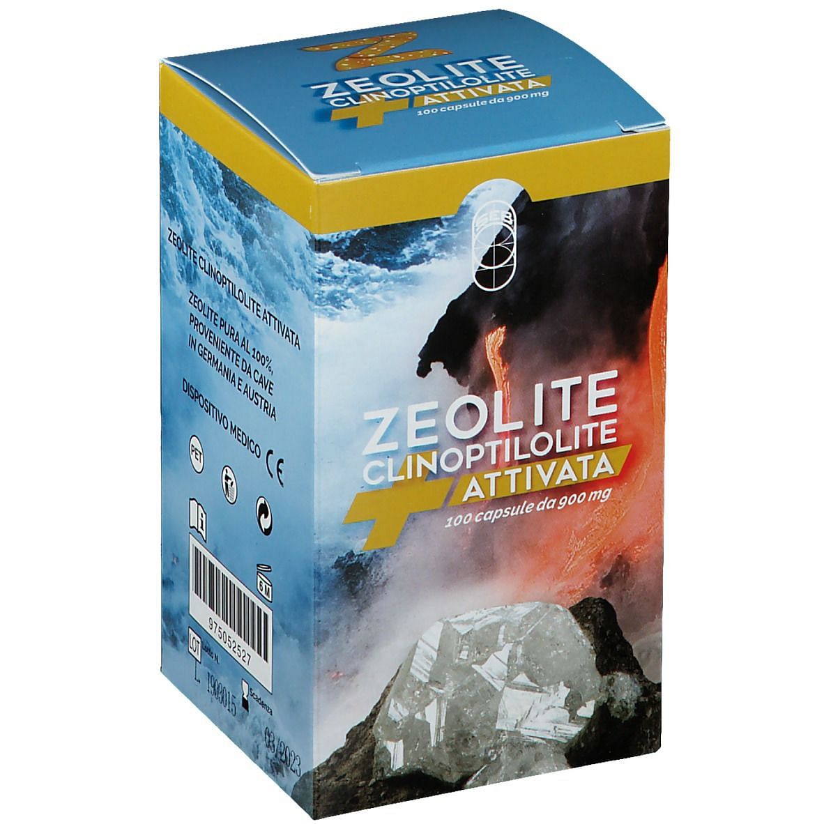 Zeolite Clinoptilolite Attivata Suprema 100 Capsule 918 Mg