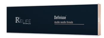 DEFINISSE DOUBLE NEEDLE THREADS 12 CM FILI DI TRAZIONE CONFEZIONATI SINGOLARMENTE 6 PEZZI
