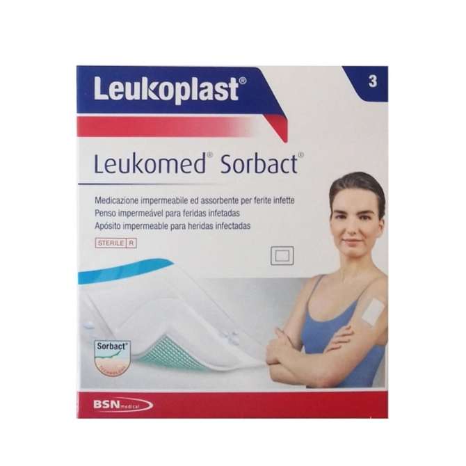 Leukomed Sorbact Medicazione 5 X7,2 Cm 5 Pezzi