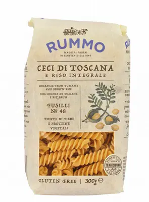 RUMMO FUSILLI N 48 CECI DI TOSCANA E RISO INTEGRALE 300 G RUMMO FUSILLI N 48 CECI DI TOSCANA E RISO INTEGRALE 300 G