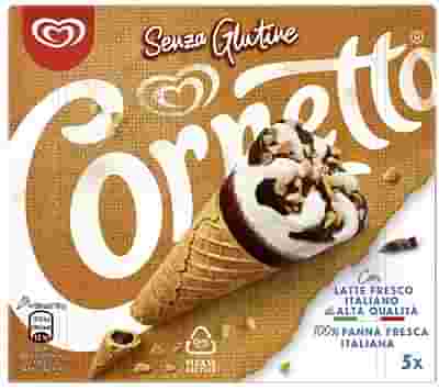 ALGIDA CORNETTO SENZA GLUTINE 5 X 75 G