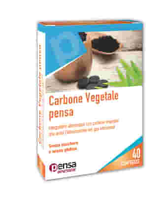 CARBONE VEGETALE PENSA 40 COMPRESSE