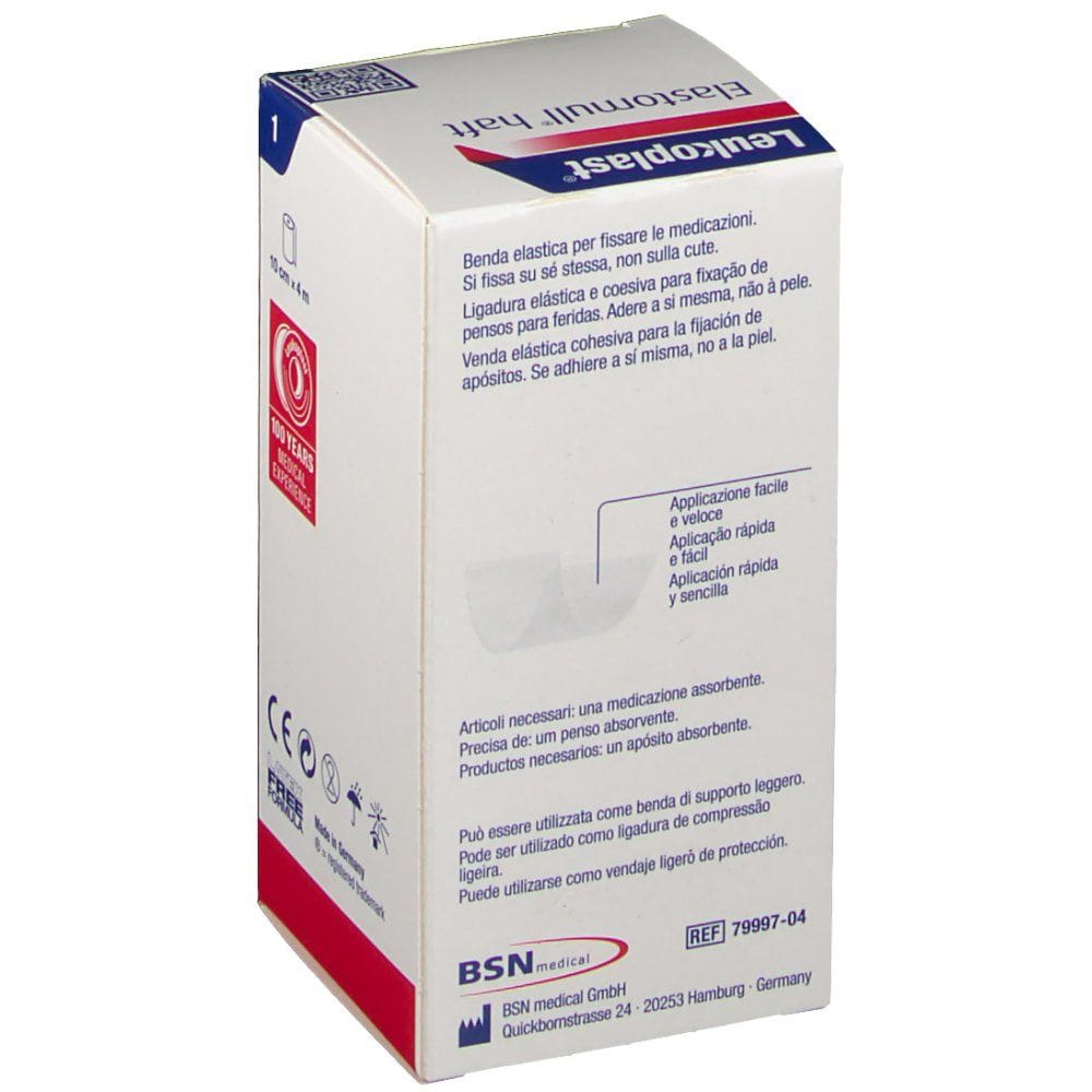 BENDA LEUKOPLAST ELASTOMULL HAFT 10 CM X 4 M