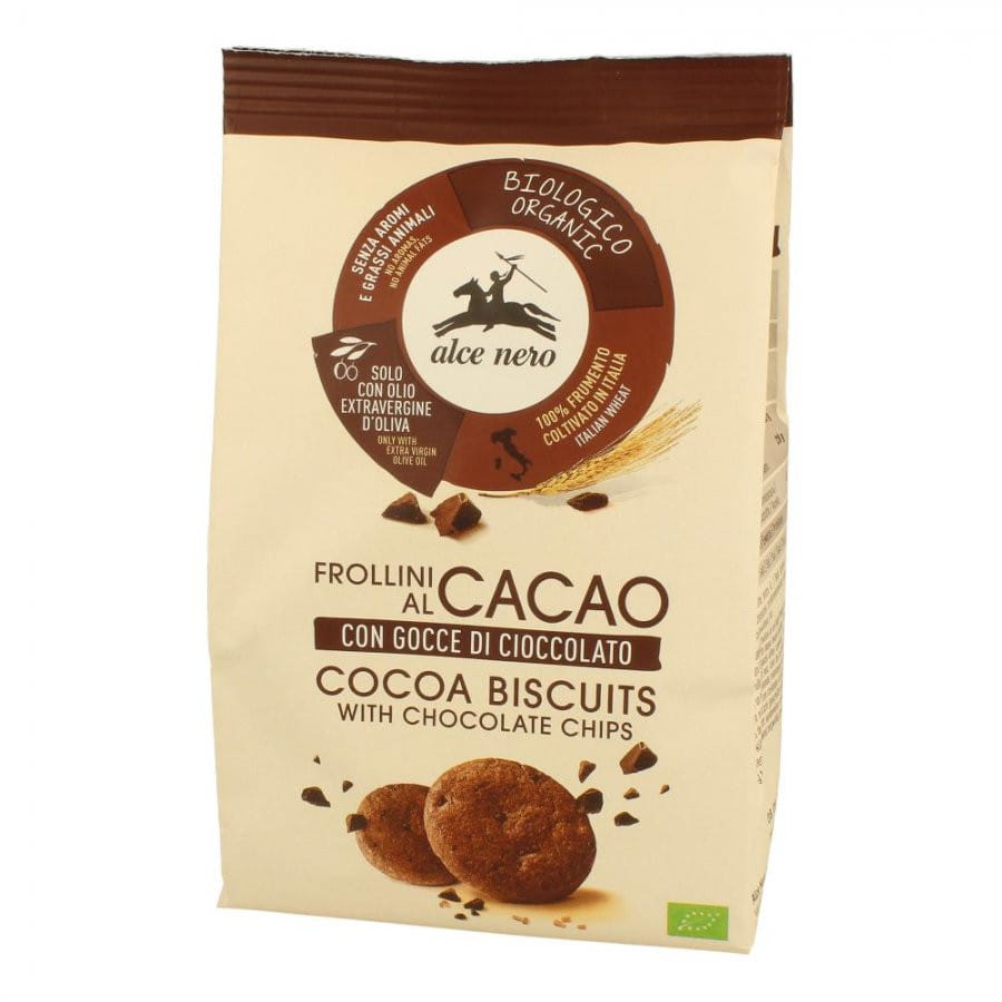 FROLLINO AL CACAO CON GOCCE DI CIOCCOLATO BIO 250 G