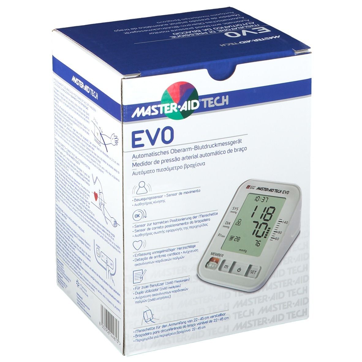 MISURATORE DI PRESSIONE MASTER-AID TECH EVO