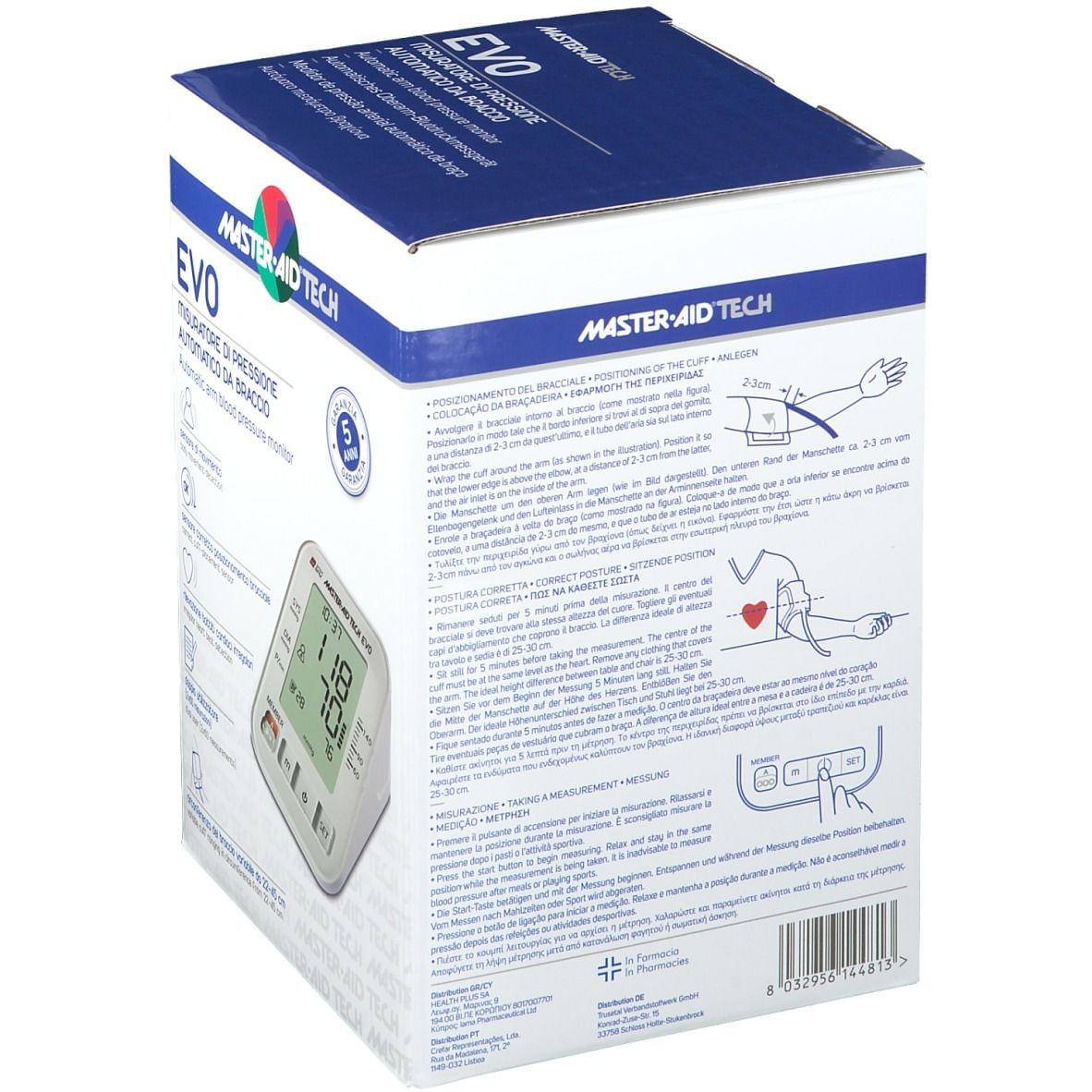 MISURATORE DI PRESSIONE MASTER-AID TECH EVO