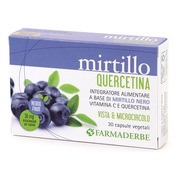 Mirtillo Quercetina 30 Capsule Vegetali