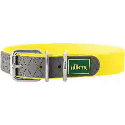 COLLAR CONVENIENCE 40CM NEON YELLOW 20MM