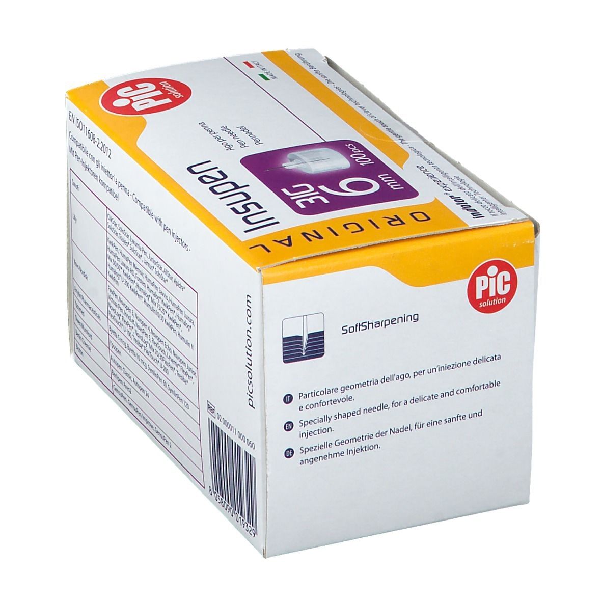 AGO PER PENNA PIC INSUPEN ORIGINAL GAUGE 31X6 MM 100 PEZZI