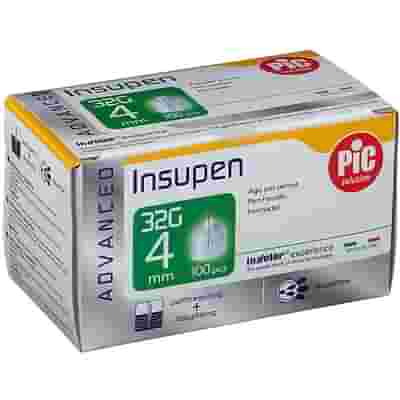 AGO PENNA INSULINA PIC INSUPEN ADVANCED GAUGE 32X4 MM 100 PEZZI