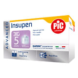 AGO PENNA INSULINA PIC INSUPEN ADVANCED GAUGE 31 5 MM 100 PEZZI
