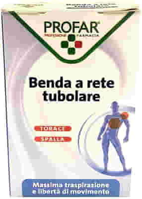 BENDA A RETE ELASTICA TORACE SPALLA 3 MT TESI CALIBRO 8 PROFAR