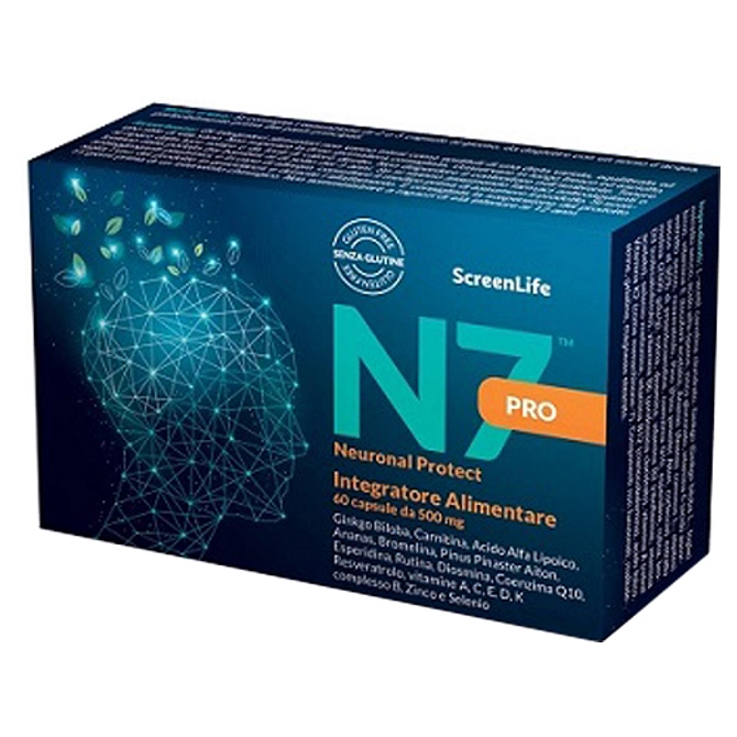 N7 Pro Neuronal Protect 60 Compresse Integratore Cefalle Emicrania Mal Di Testa