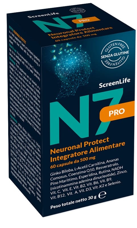 N7PRO NEURONAL PROTECT 60 COMPRESSE INTEGRATORE CEFALLE EMICRANIA MAL DI TESTA