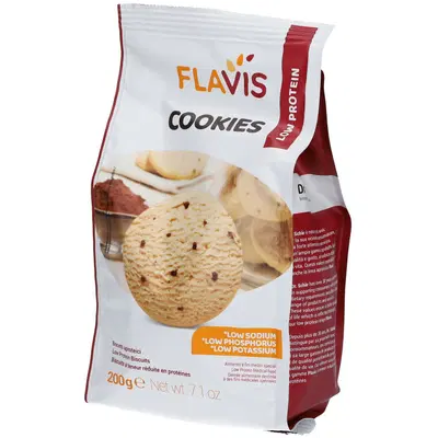 FLAVIS COOKIES BISCOTTI APROTEICI 200 G FLAVIS COOKIES BISCOTTI APROTEICI 200 G