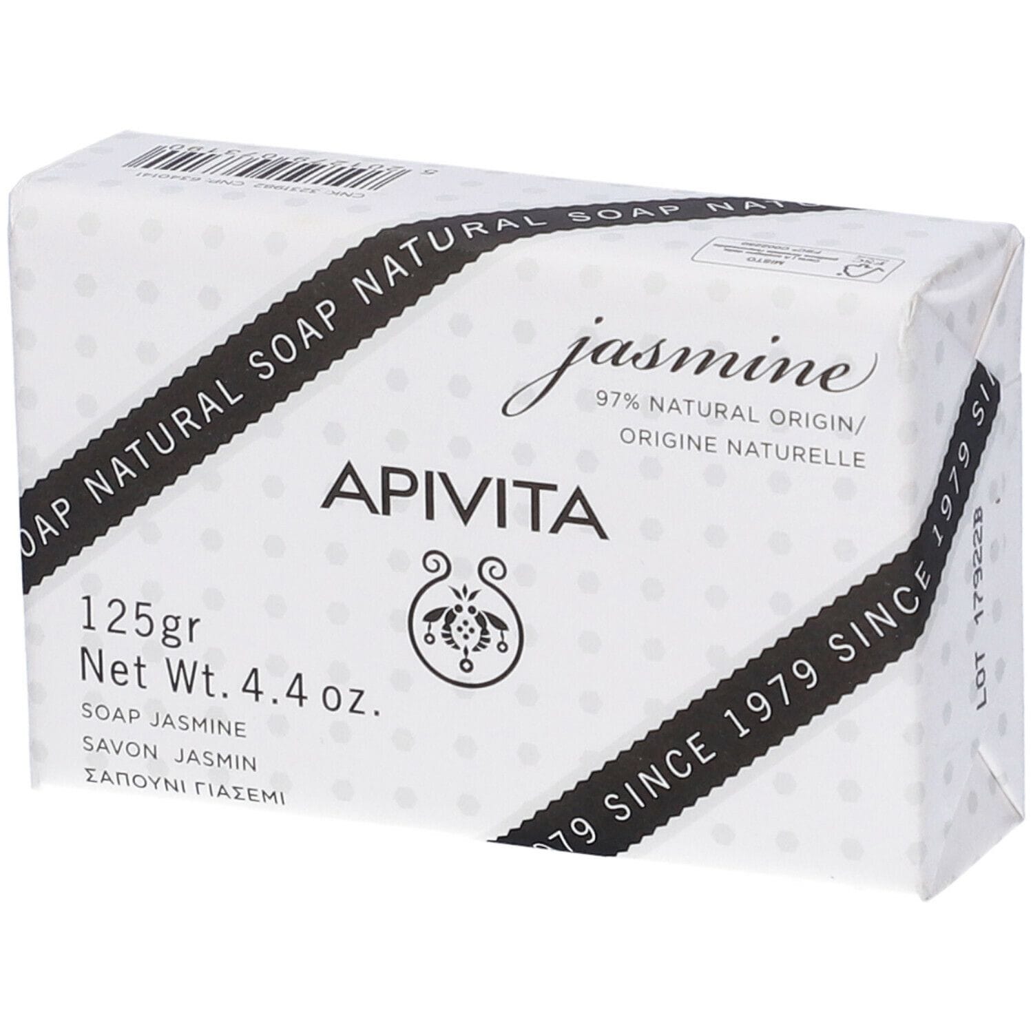 Apivita Natural Soap Jasmine 125 G-image