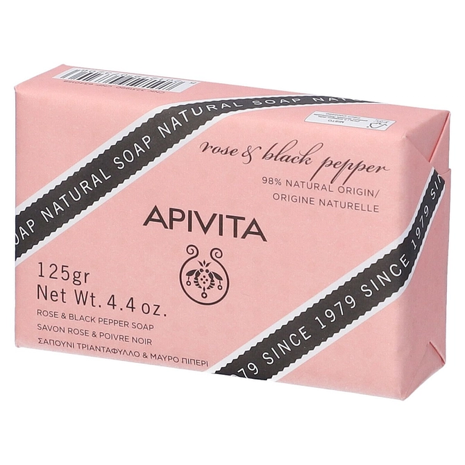 Apivita Natural Soap Rose 125 G