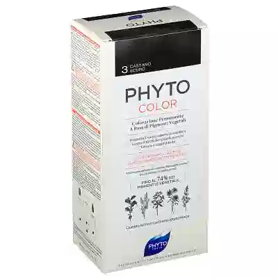 PHYTOCOLOR 3 CASTANO SCURO 1 LATTE + 1 CREMA + 1 MASCHERA + 1 PAIO DI GUANTI