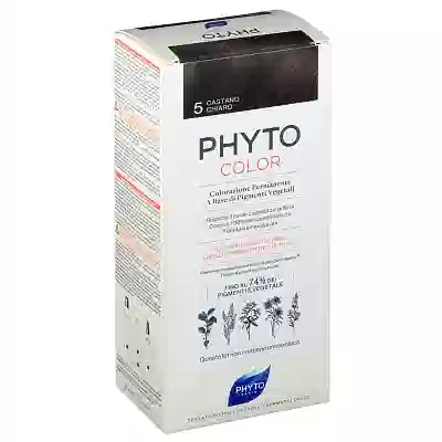 PHYTOCOLOR 5 CASTANO CHIARO 1 LATTE + 1 CREMA + 1 MASCHERA + 1 PAIO DI GUANTI