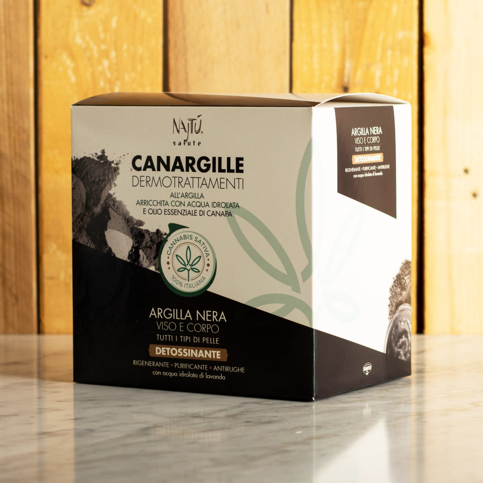 NJ CANARGILLE ARGILLA NERA DETOSSINANTE