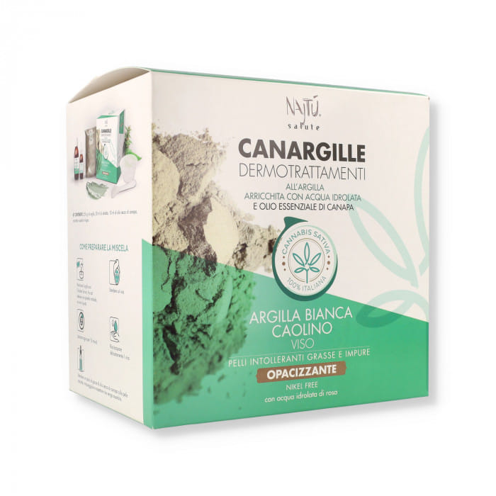 NJ CANARGILLE ARGILLA BIANCA PELLI INTOLLERANTI