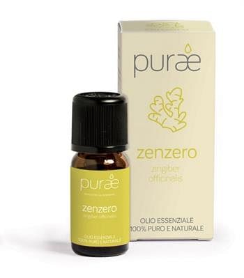 Purae Olio Essenziale Zenzero Rizoma 10 Ml