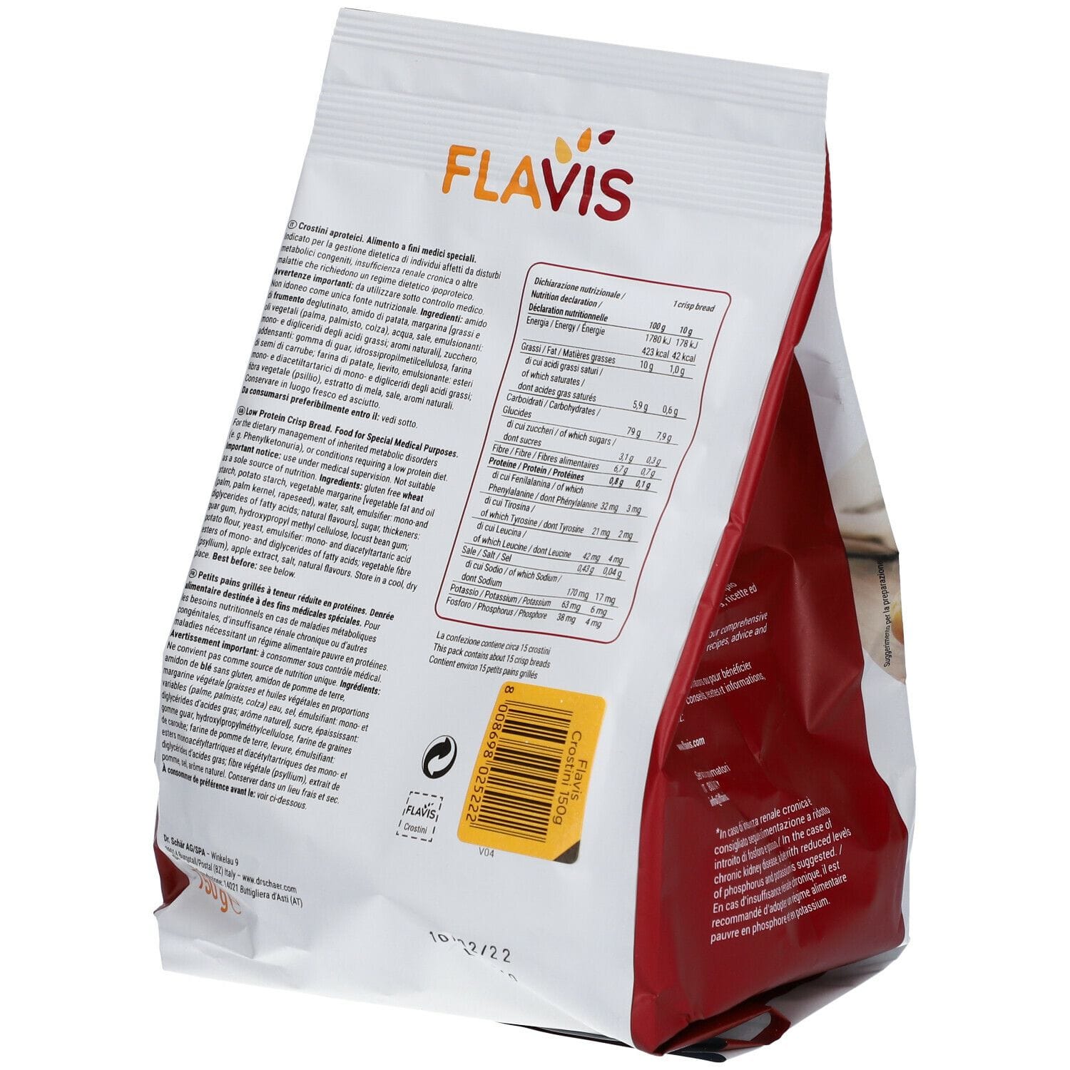 FLAVIS CROSTINI APROTEICI 150 G