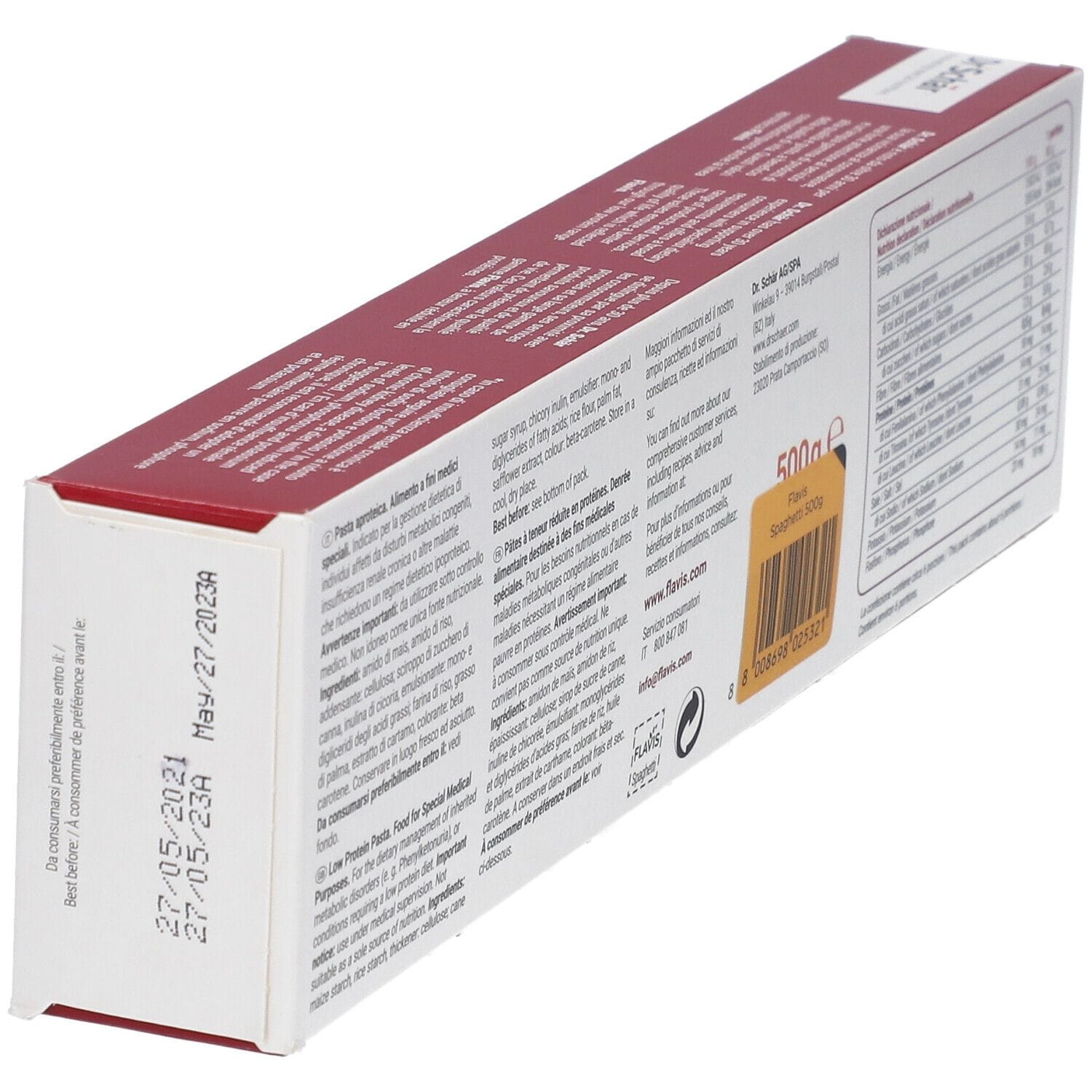 FLAVIS SPAGHETTI APROTEICI 500 G