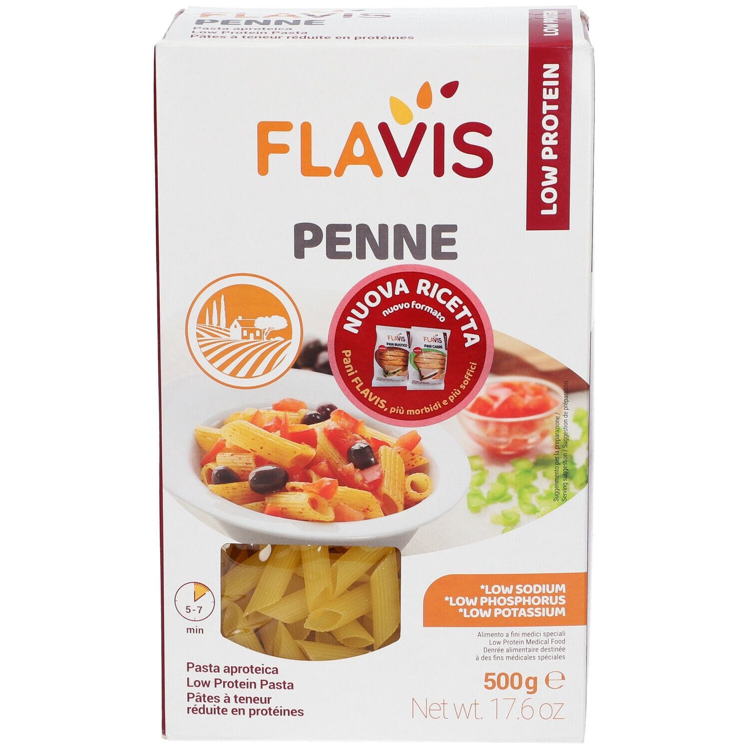 FLAVIS PENNE APROTEICHE 500 G