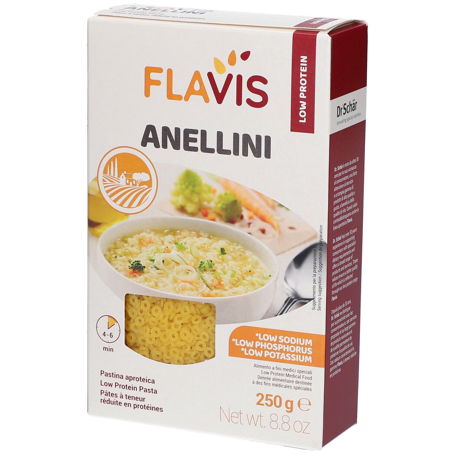 Flavis Anellini Aproteici 250 G