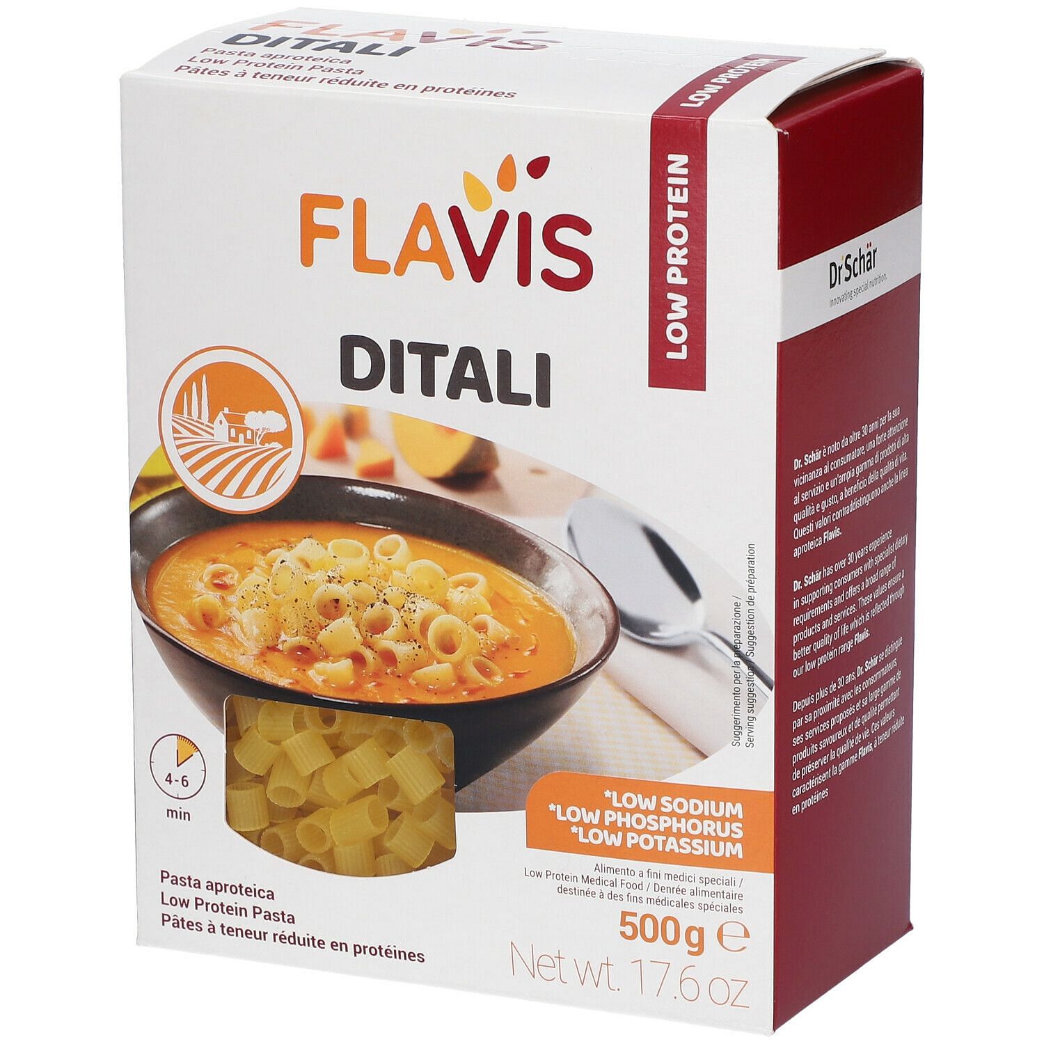 Flavis Ditali Aproteici 500 G