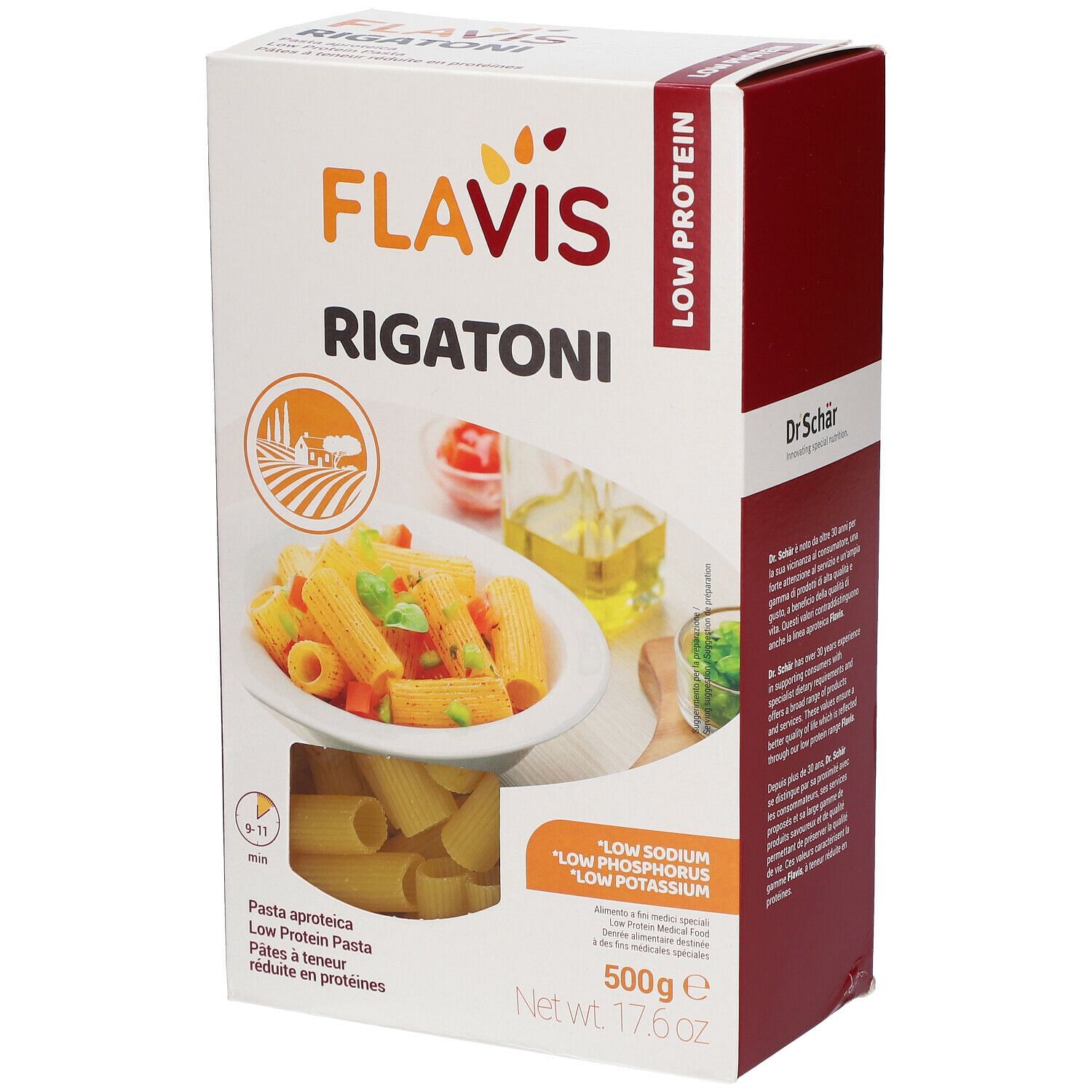 Flavis Rigatoni Aproteici 500 G