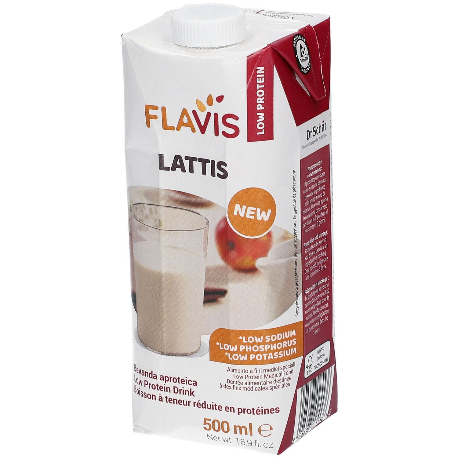 Flavis Lattis Bevanda Aproteica 500 Ml