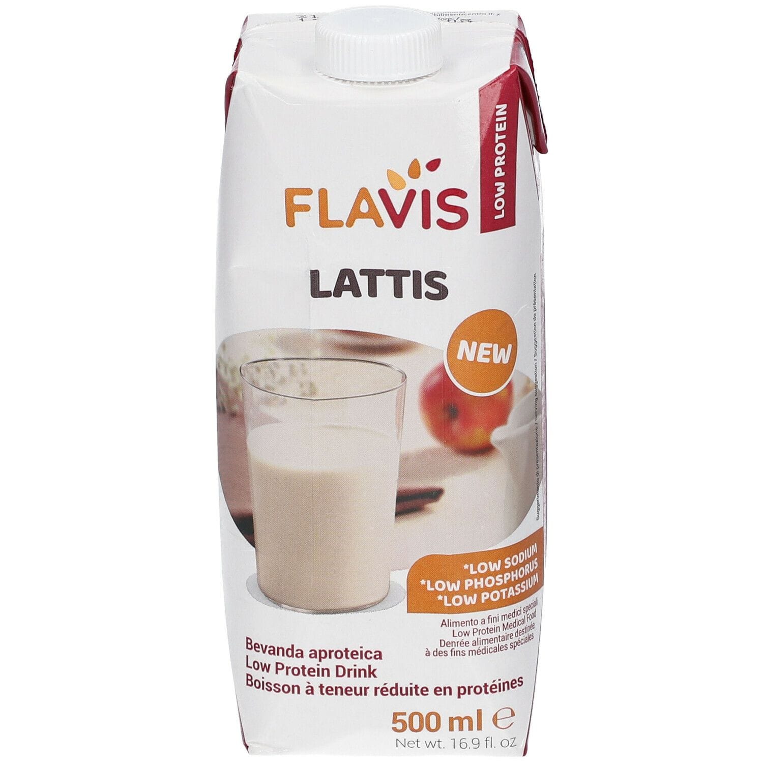 FLAVIS LATTIS BEVANDA APROTEICA 500 ML VECCHIA FORMULAZIONE