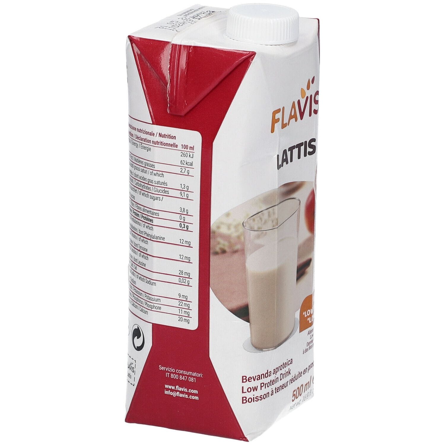 FLAVIS LATTIS BEVANDA APROTEICA 500 ML