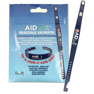 AIDME BRACCIALE SALVAVITA BLU CON SISTEMA NFC
