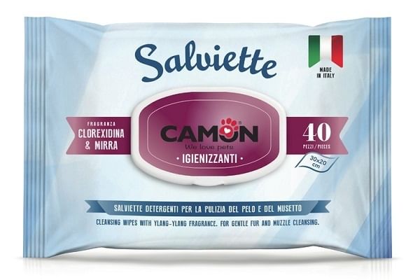 Camon Salviette Detergenti 40 Pezzi Clorexidina & Mirra Igienizzanti-image