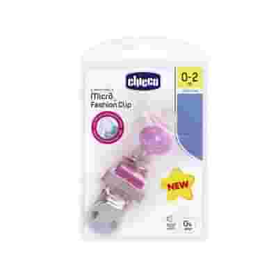 CHICCO SUCCHIETTO MICRO+CLIP GIRL 0-2 MESI SILICONE B