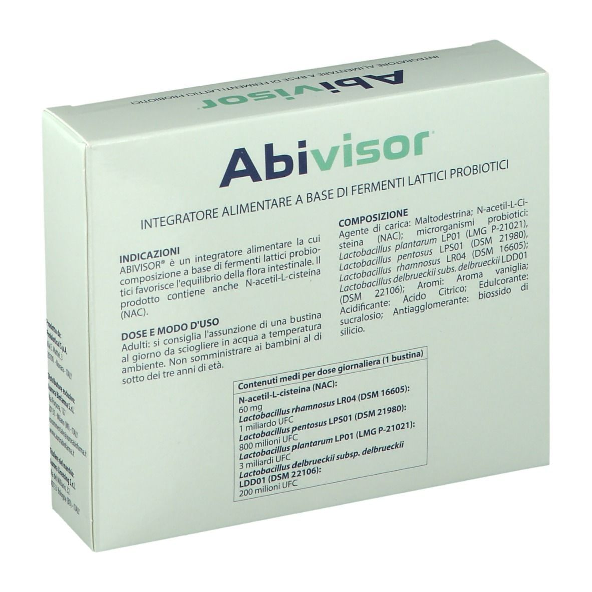 ABIVISOR 12 BUSTINE DA 2 G