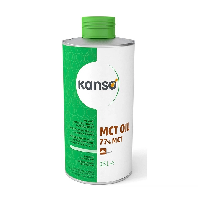 Kanso Mct Oil 77% Olio Di Acidi Grassi 500 Ml